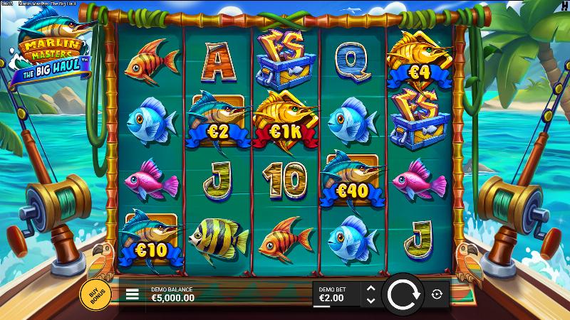 Marlin Masters The Big Haul slot game artwork