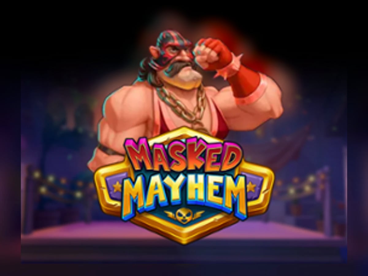 Masked Mayhem slot game artwork