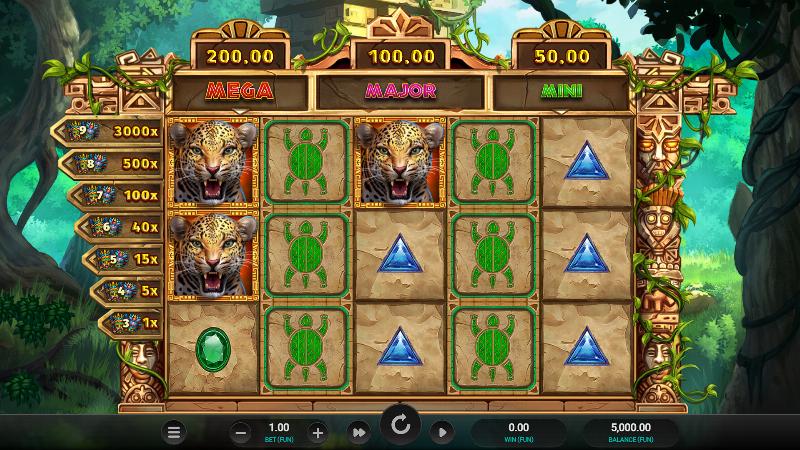 Masked Treasures slot game artwork