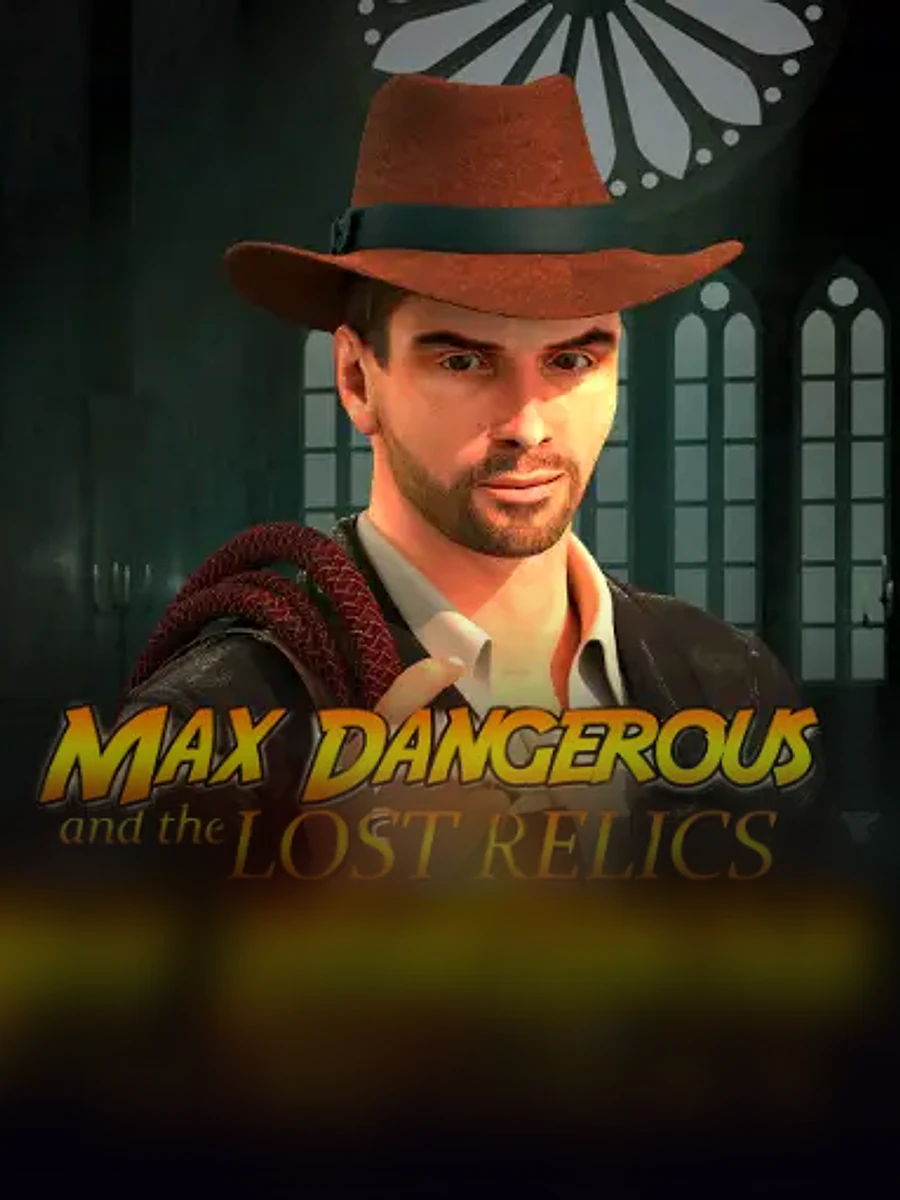 Max Dangerous and The Lost Relics slot game artwork
