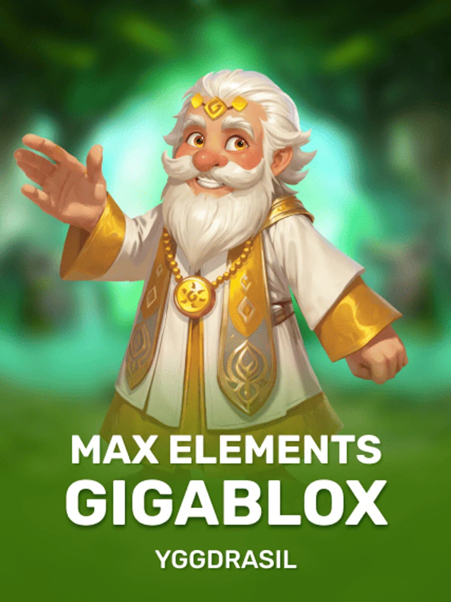 Max Elements GigaBlox slot game artwork