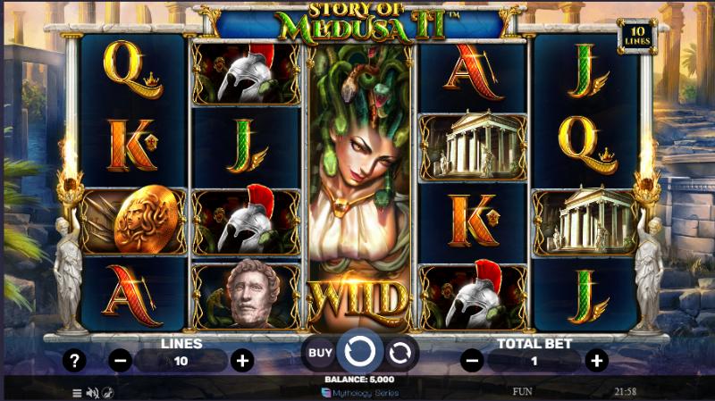 Medusa 2 slot game artwork