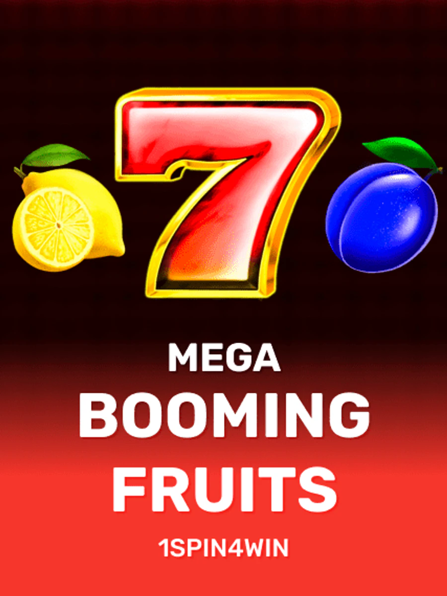 Mega Booming Fruits slot game artwork