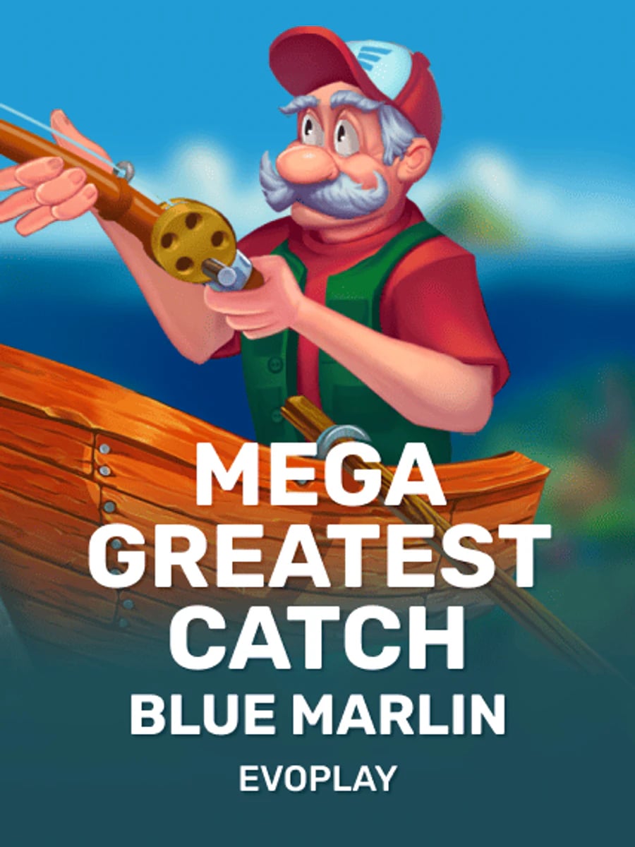 Mega Greatest Catch: Blue Marlin slot game artwork