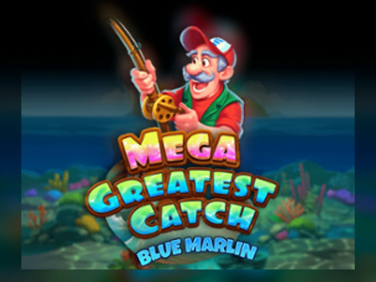 Mega Greatest Catch: Blue Marlin slot game artwork
