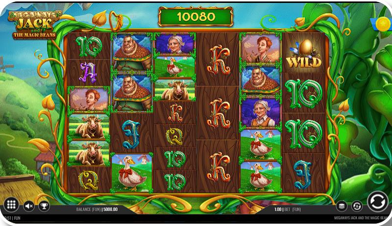 Megaways Jack And The Magic Beans slot game artwork