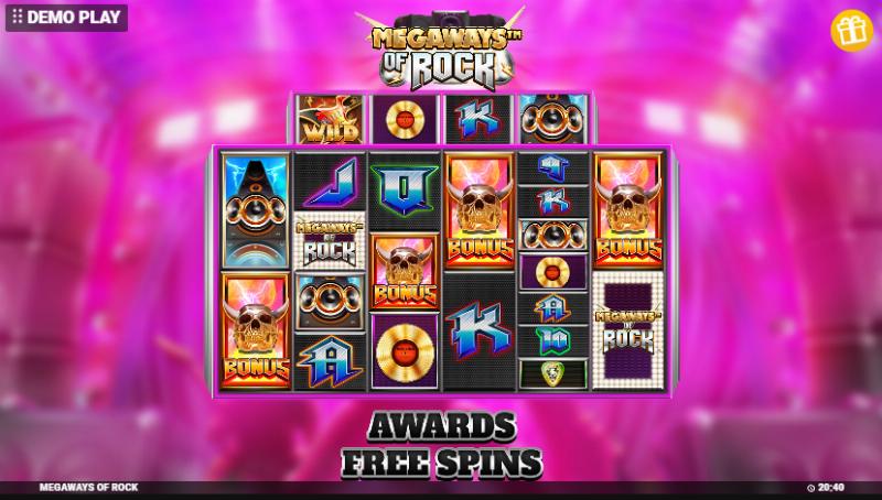 Megaways Of Rock slot game artwork