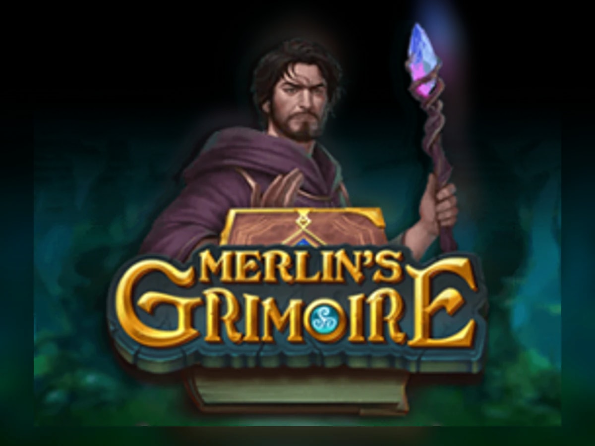Merlin's Grimoire slot game artwork