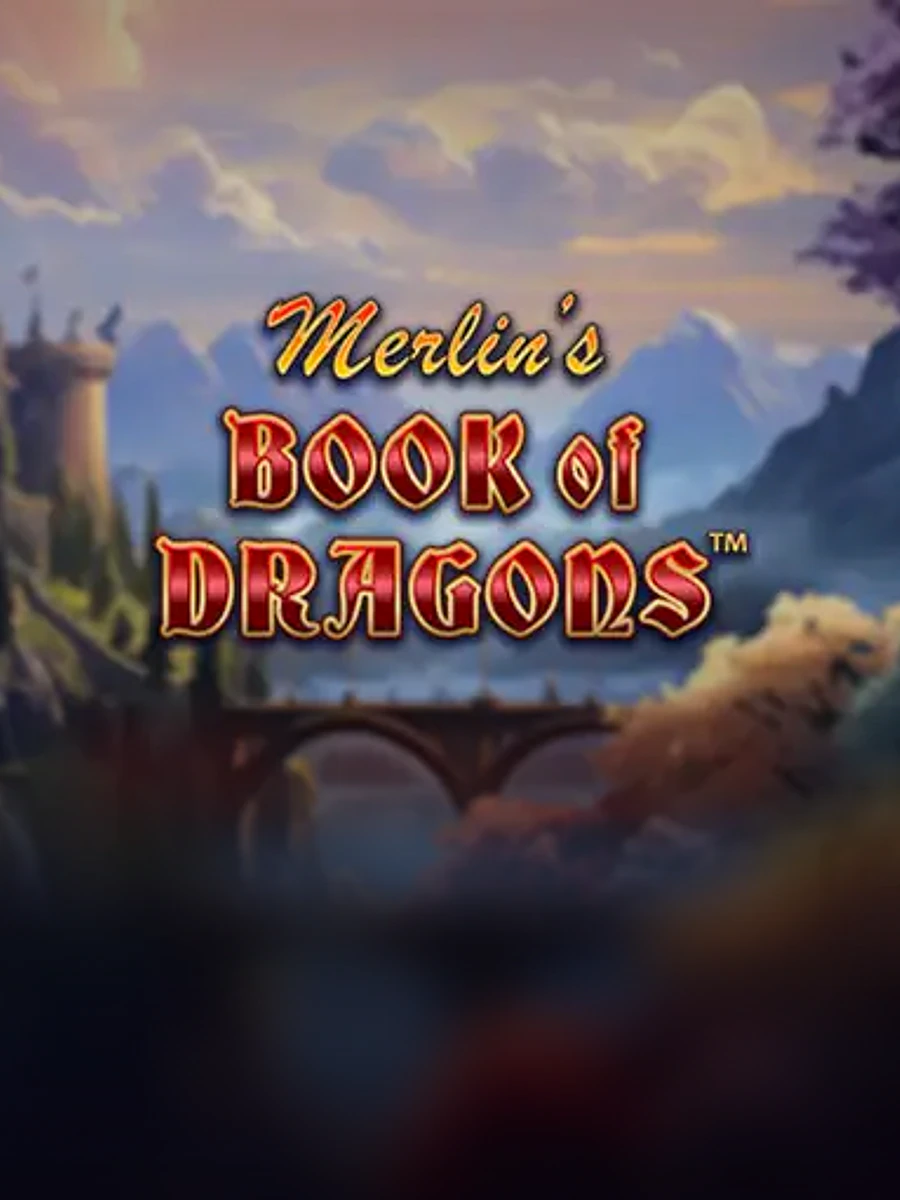 Merlin's Book Of Dragons slot game artwork