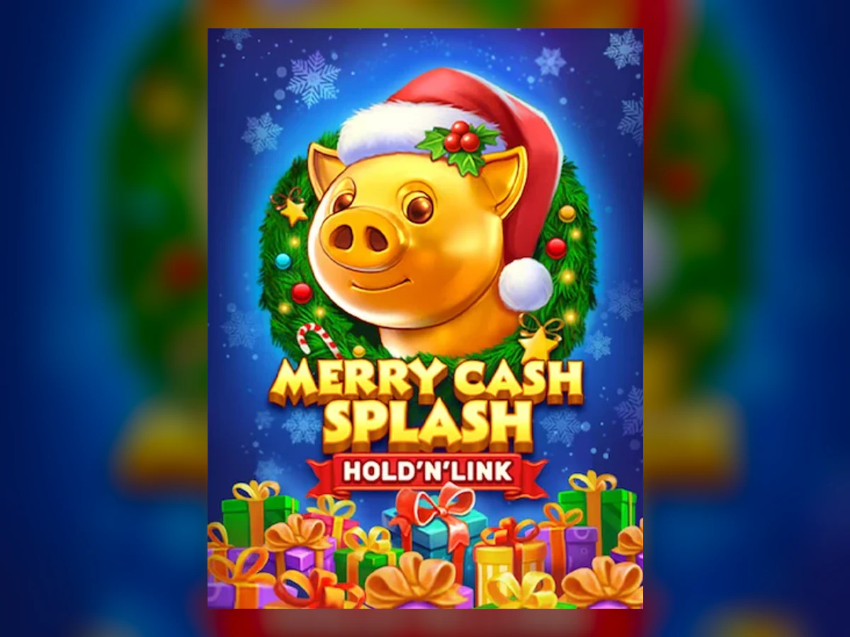 Merry Cash Splash: Hold 'N' Link slot game artwork
