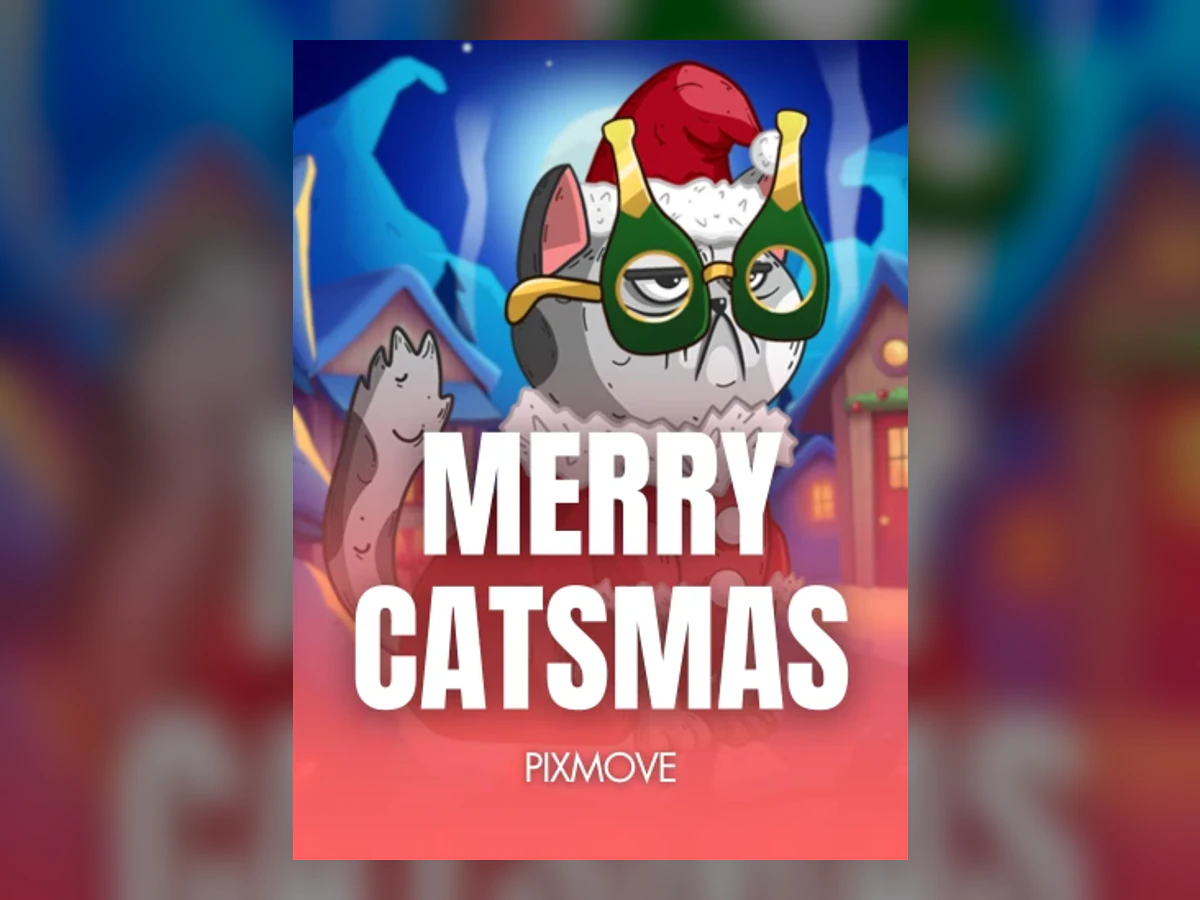 Merry Catsmas slot game artwork