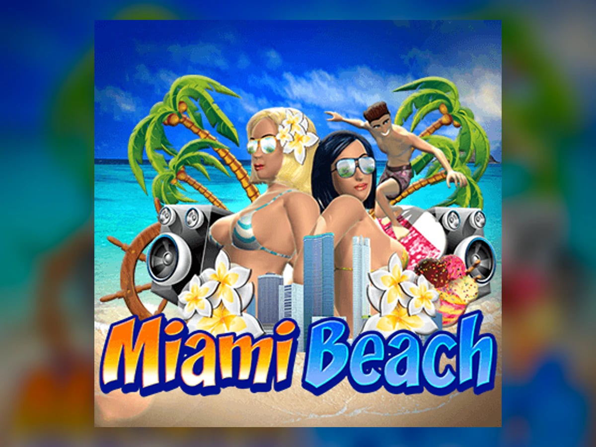 Miami Beach slot game artwork