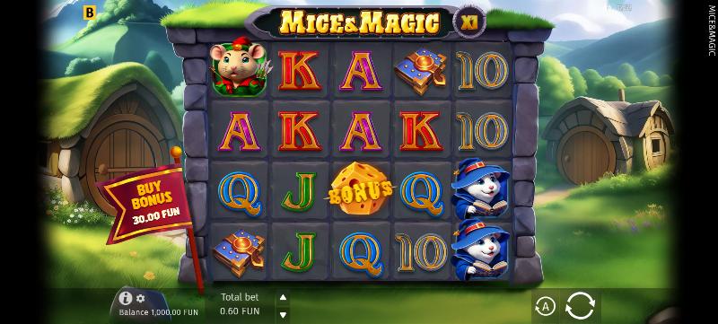 Mice & Magic Wonder Spin slot game artwork