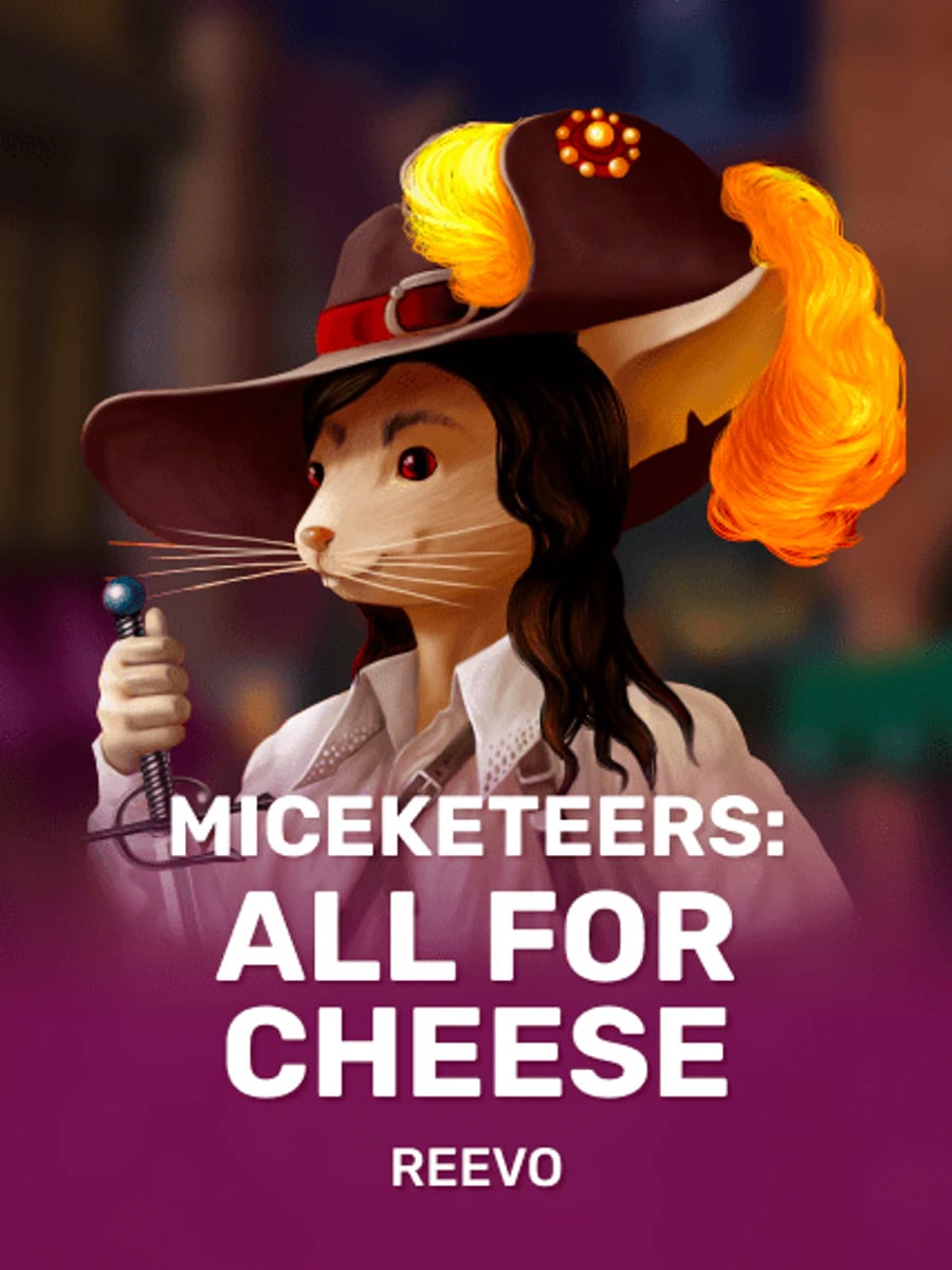 Miceketeers: All for Cheese slot game artwork