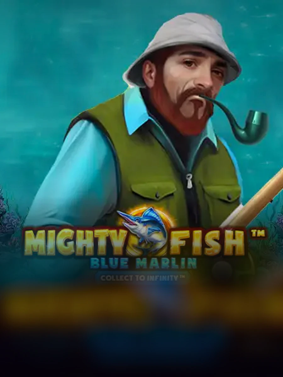 Mighty Fish: Blue Marlin slot game artwork