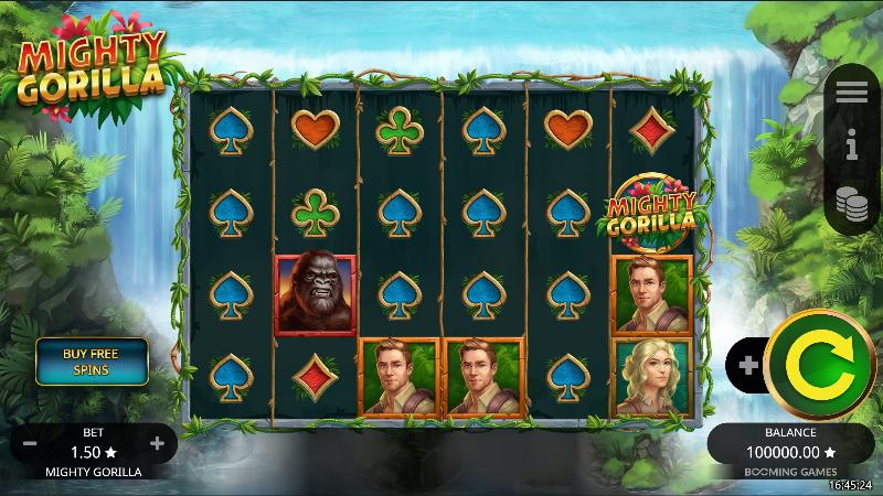 Mighty Gorilla slot game artwork
