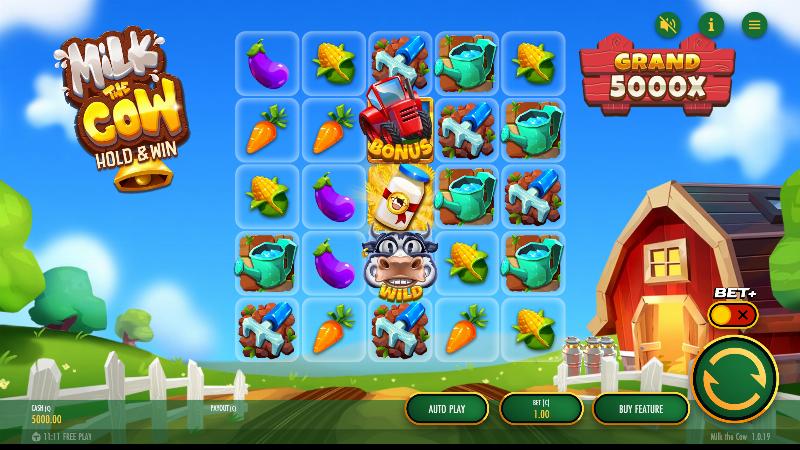 Milk The Cow slot game artwork