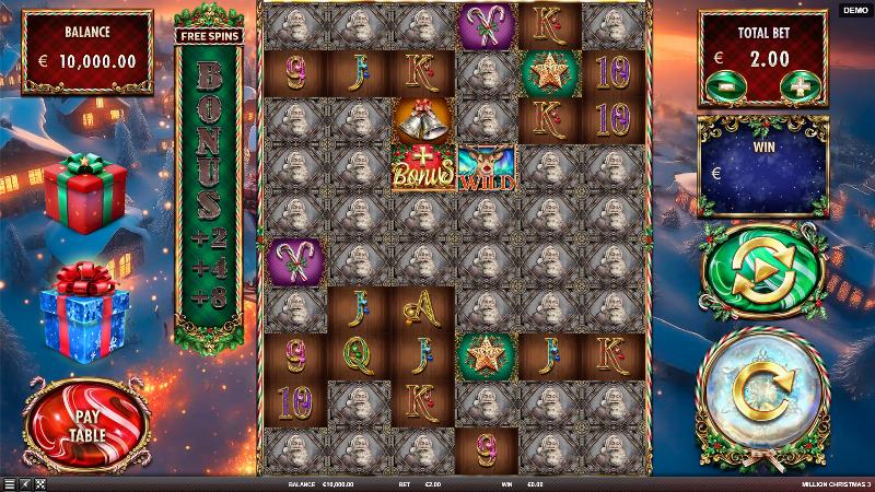 Million Christmas 3 slot game artwork