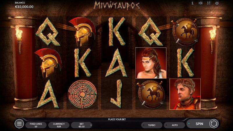 Minotaurus slot game artwork