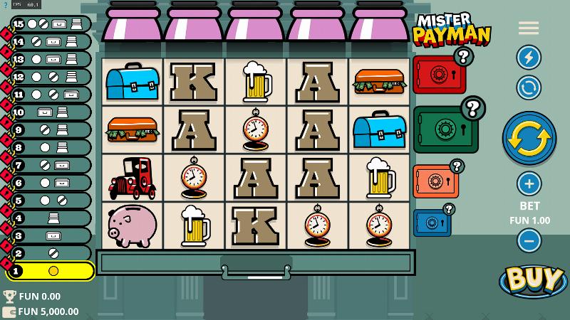 Mister Payman slot game artwork