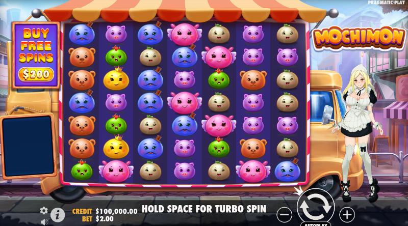 Mochimon slot game artwork