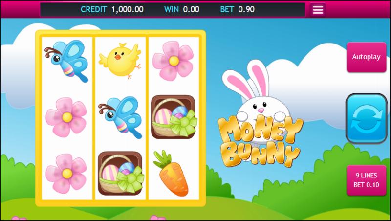 Money Bunny slot game artwork