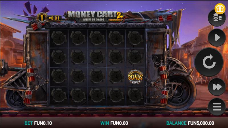 Money Cart 2 slot game artwork