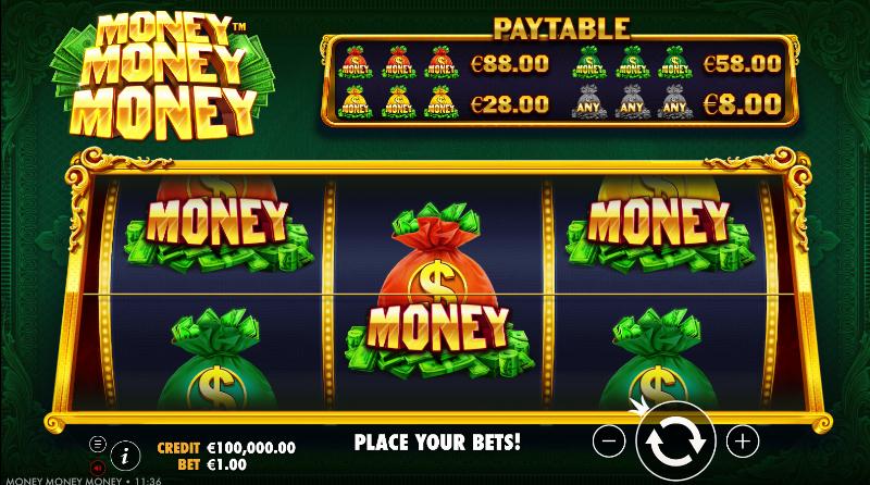 Money Money Money slot game artwork