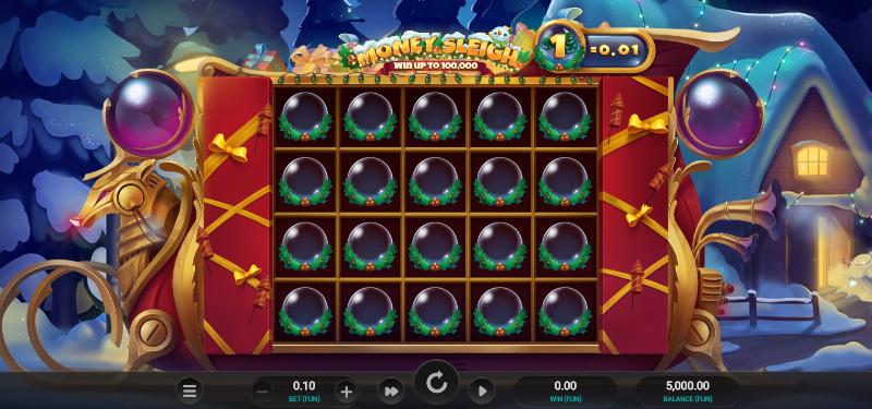 Money Sleigh slot game artwork