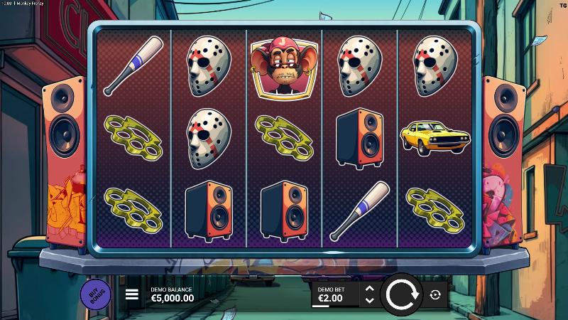 Monkey Frenzy slot game artwork