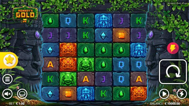 Monkey’s Gold Xpays slot game artwork