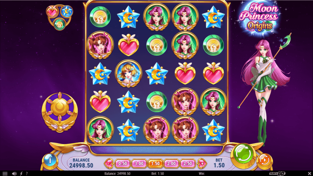 Moon Princess Origins slot game artwork