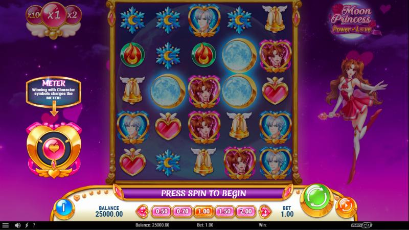 Moon Princess Power Of Love slot game artwork