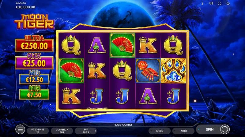Moon Tiger slot game artwork