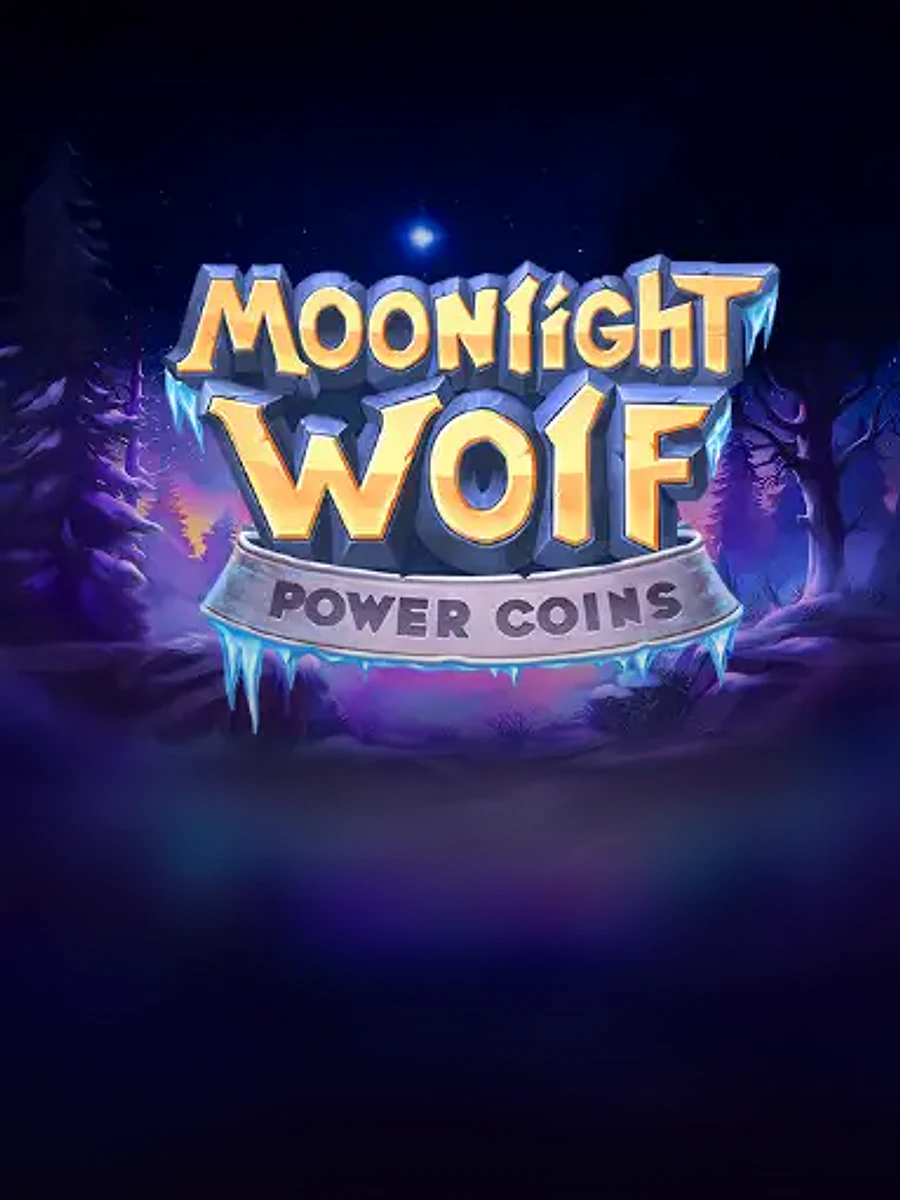 Moonlight Wolf: Power Coins slot game artwork