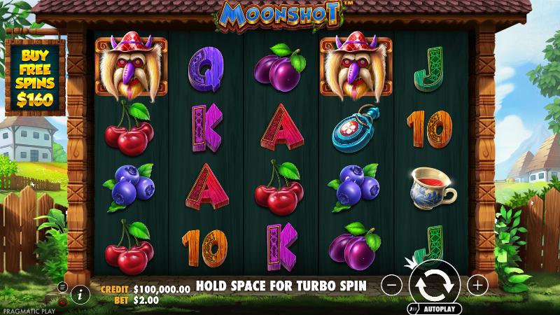 Moonshot slot game artwork