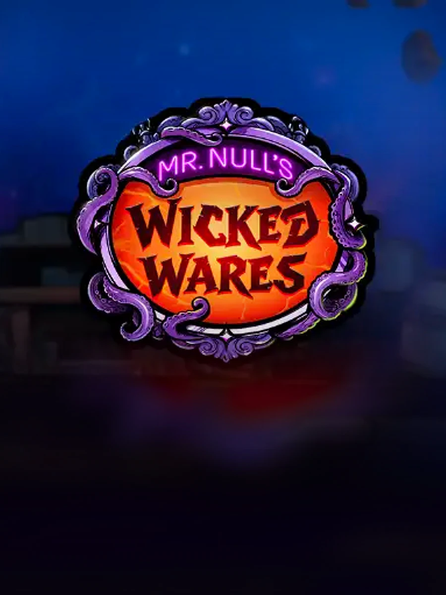 Mr Null's Wicked Wares slot game artwork