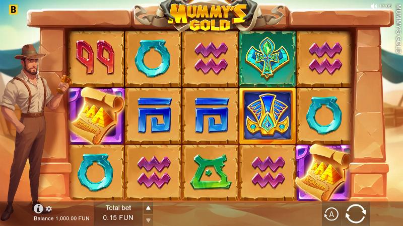 Mummy’s Gold slot game artwork