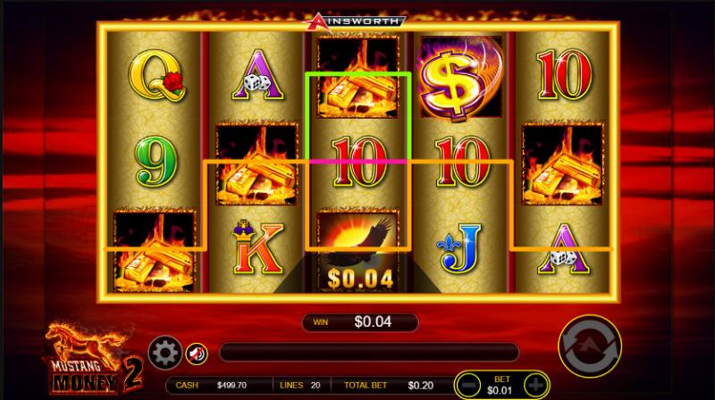 Mustang Money 2 slot game artwork