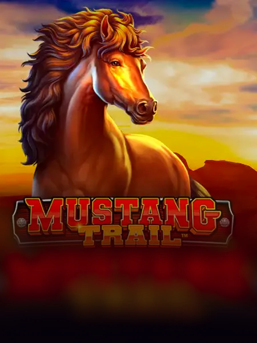 Mustang Trail slot game artwork