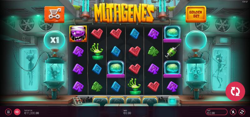Mutagenes slot game artwork