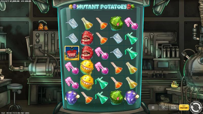 Mutant Potatoes slot game artwork