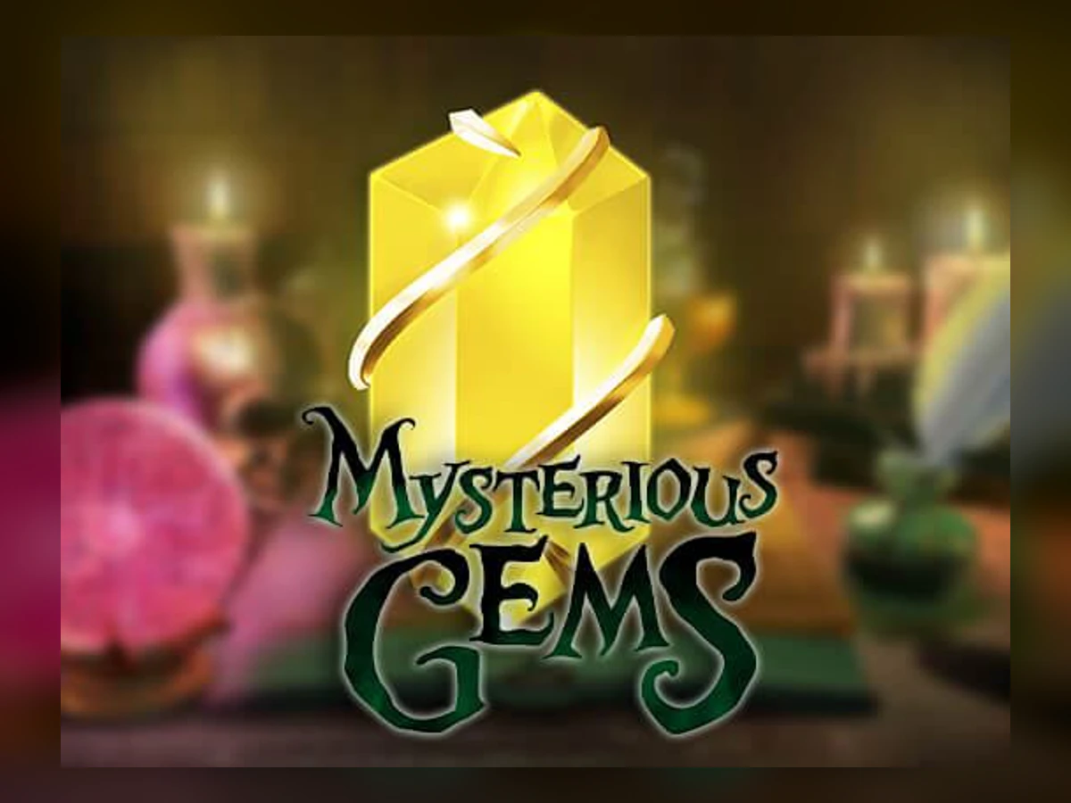 Mysterious gems slot game artwork