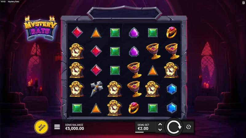Mystery Bats slot game artwork