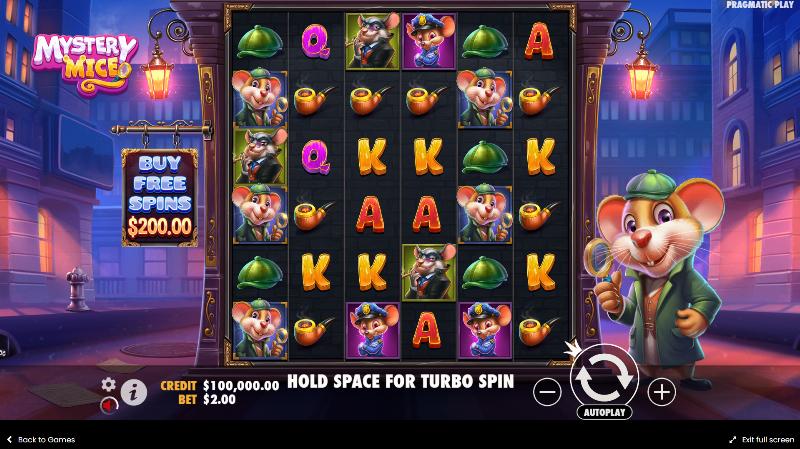 Mystery Mice slot game artwork