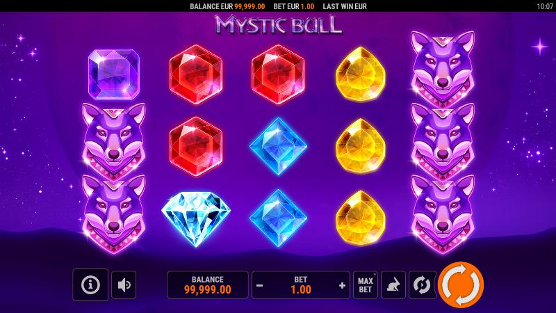 Mystic Bull slot game artwork
