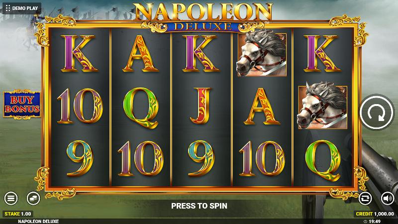 Napoleon Deluxe slot game artwork