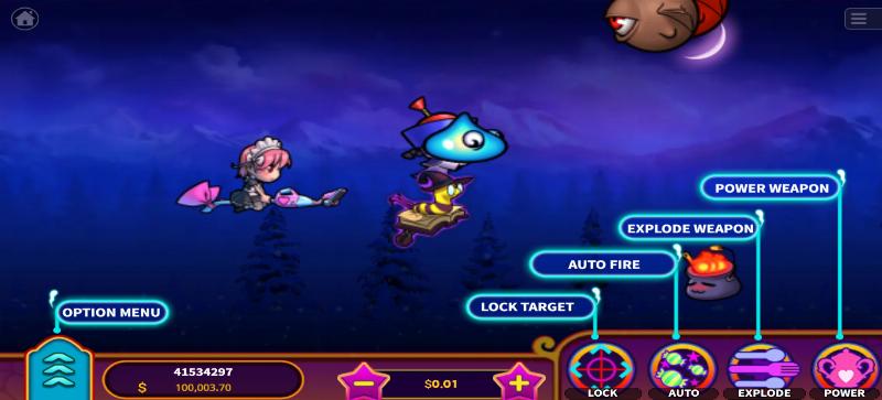 Naughty Witches slot game artwork