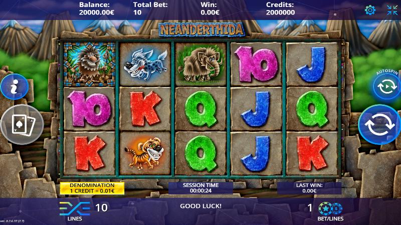 Neanderthida slot game artwork