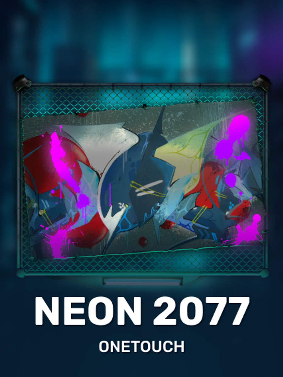 Neon 2077 slot game artwork